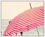 Summer Beach Umbrella Framed Canvas Wall Art For Living Room Artwork LOOMLAN By LOOMLAN