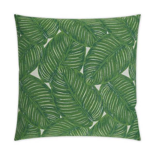 Sun Coast Green Throw Pillow With Insert Throw Pillows LOOMLAN By D.V. Kap