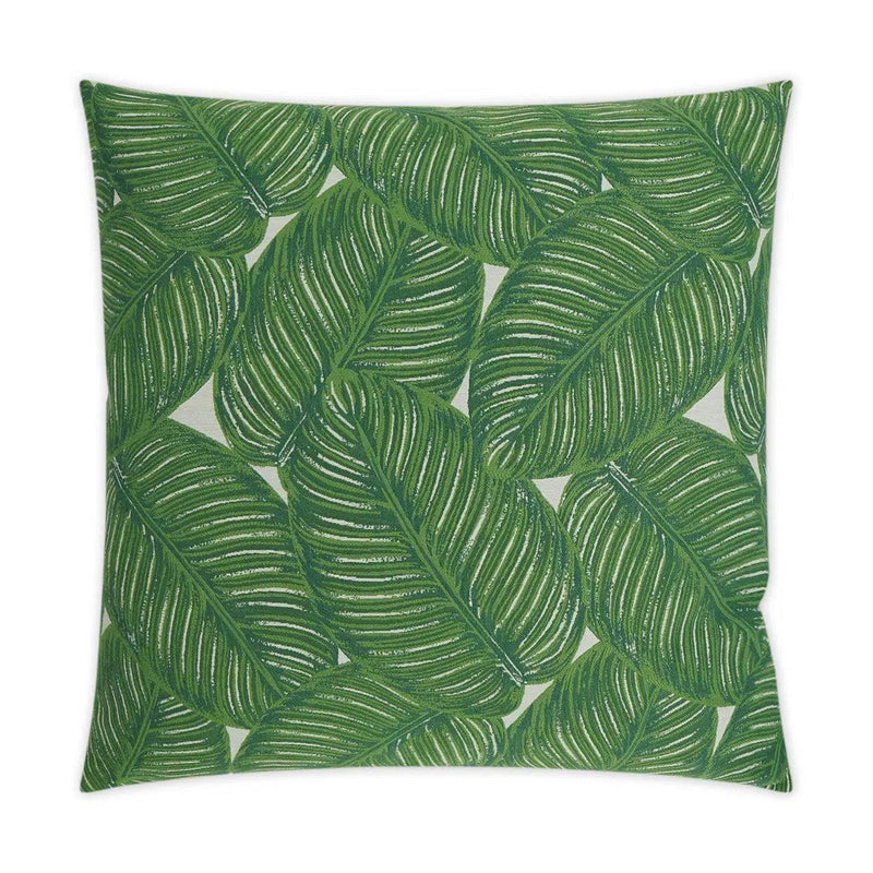 Sun Coast Green Throw Pillow With Insert Throw Pillows LOOMLAN By D.V. Kap