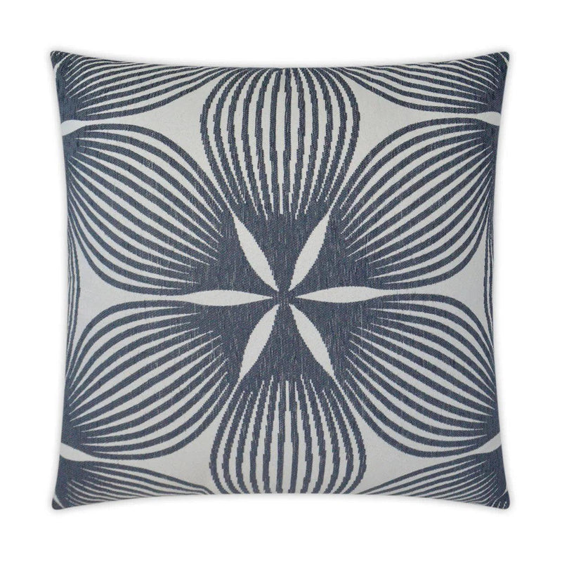 Sunglow Indigo Blue Throw Pillow With Insert Throw Pillows LOOMLAN By D.V. Kap