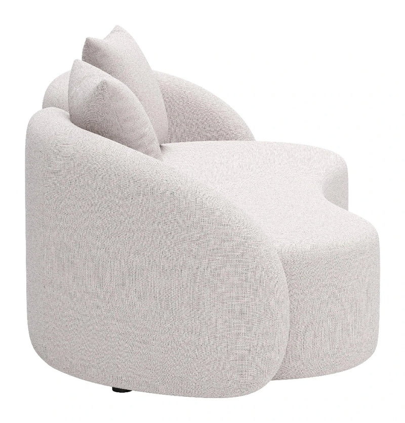 Sunny Isles Beige Loveseat Outdoor Sofas & Loveseats LOOMLAN By Zuo Modern