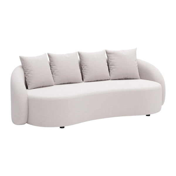 Sunny Isles Beige Sofa Outdoor Sofas & Loveseats LOOMLAN By Zuo Modern