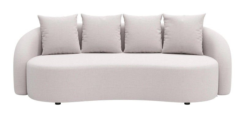 Sunny Isles Beige Sofa Outdoor Sofas & Loveseats LOOMLAN By Zuo Modern