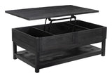 Surat Lift Top Coffee Table Black Coffee Tables LOOMLAN By Zuo Modern