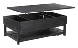 Surat Lift Top Coffee Table Black Coffee Tables LOOMLAN By Zuo Modern