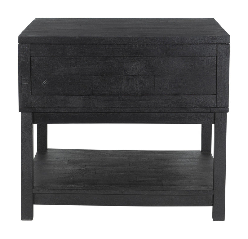 Surat Side Table Black Side Tables LOOMLAN By Zuo Modern