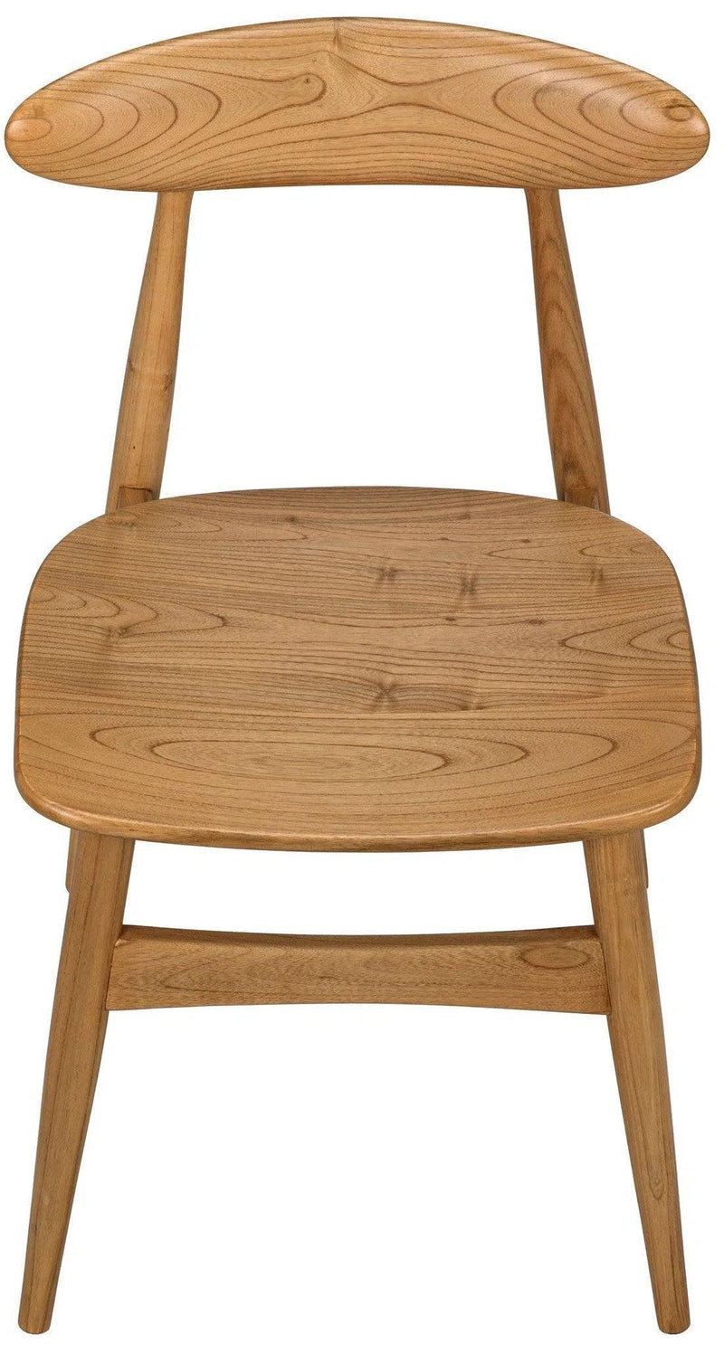 Surf Natural Wood Armless Chair Club Chairs LOOMLAN By Noir