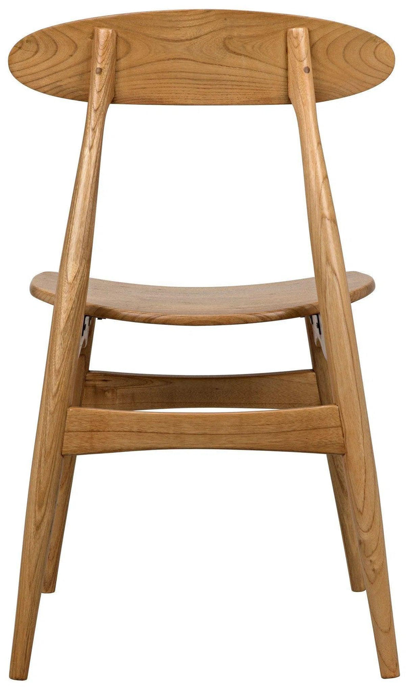 Surf Natural Wood Armless Chair Club Chairs LOOMLAN By Noir