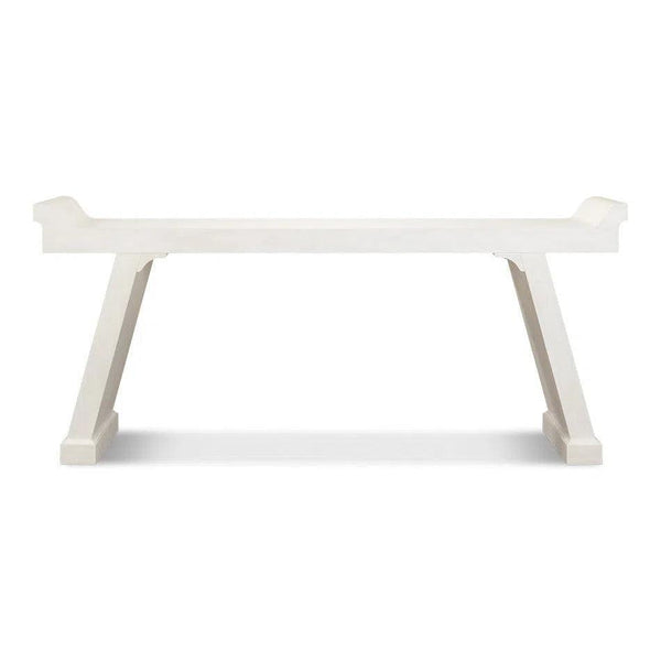 Suspension Console Table Extra Long Working White Console Tables LOOMLAN By Sarreid