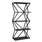 Sutro Shelf, Black Steel Wall Shelves & Ledgers LOOMLAN By Noir