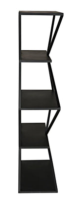 Sutro Shelf, Black Steel Wall Shelves & Ledgers LOOMLAN By Noir