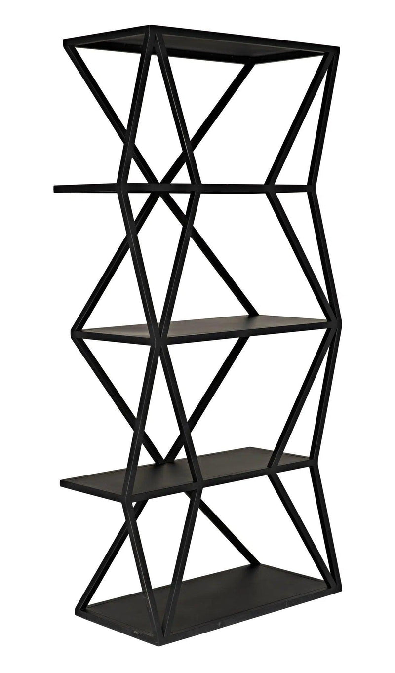 Sutro Shelf, Black Steel Wall Shelves & Ledgers LOOMLAN By Noir