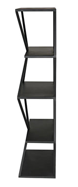 Sutro Shelf, Black Steel Wall Shelves & Ledgers LOOMLAN By Noir