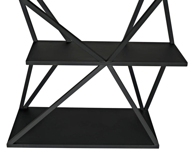 Sutro Shelf, Black Steel Wall Shelves & Ledgers LOOMLAN By Noir