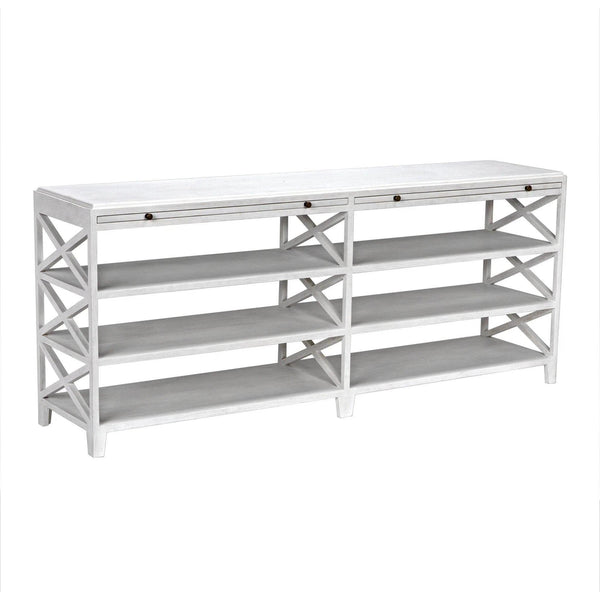 Sutton Console, White Wash Console Tables LOOMLAN By Noir