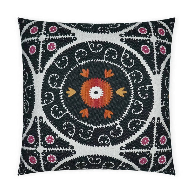 Suzandozi Tuxedo Global Black Large Throw Pillow With Insert Throw Pillows LOOMLAN By D.V. Kap