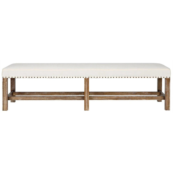 Sweden Wood Grey Wash Bench Bedroom Benches LOOMLAN By Noir