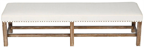 Sweden Wood Grey Wash Bench Bedroom Benches LOOMLAN By Noir