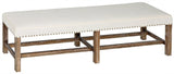 Sweden Wood Grey Wash Bench Bedroom Benches LOOMLAN By Noir