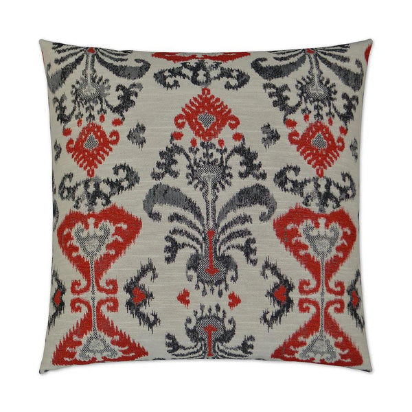 Sweet Retreat Red Throw Pillow With Insert Throw Pillows LOOMLAN By D.V. Kap