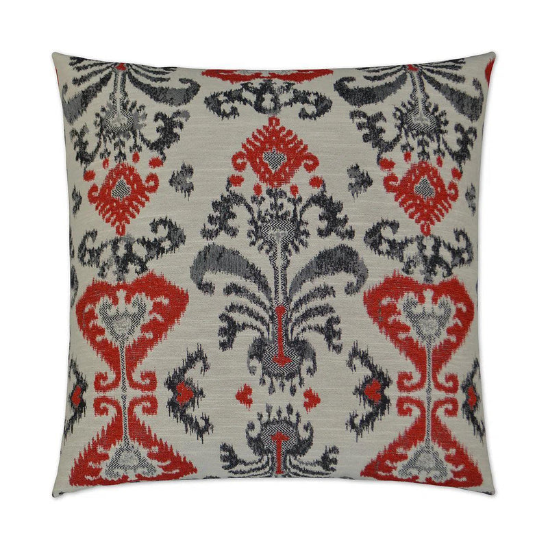 Sweet Retreat Red Throw Pillow With Insert Throw Pillows LOOMLAN By D.V. Kap