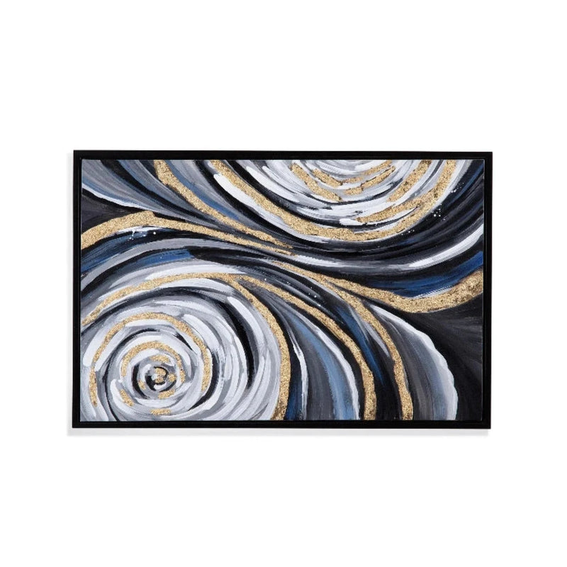 Swirl Multicolor Wall Art Artwork LOOMLAN By Bassett Mirror