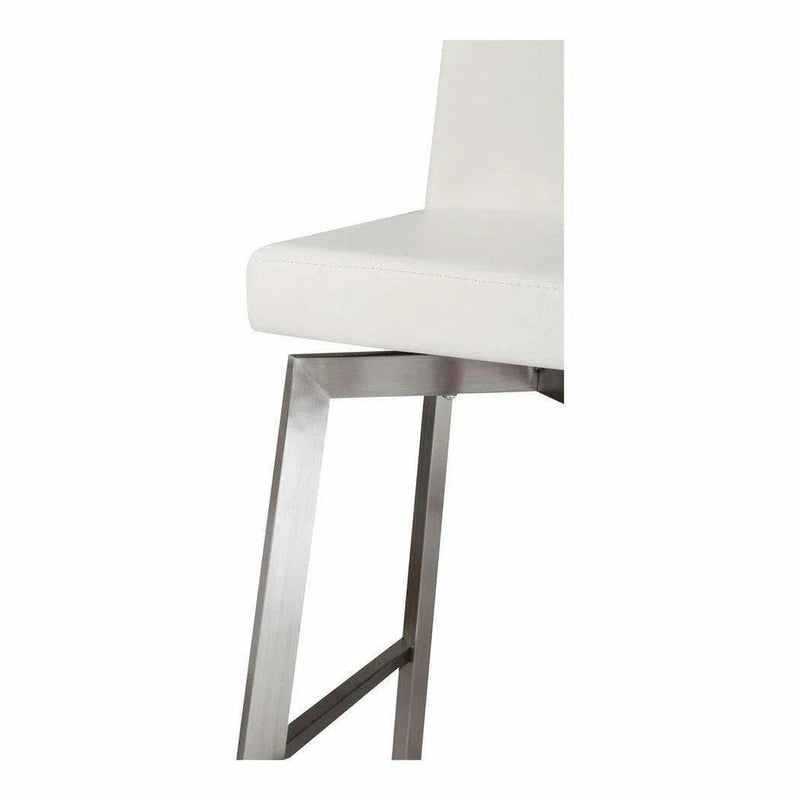 Swivel Counter Stool White Contemporary Counter Stools LOOMLAN By Moe's Home