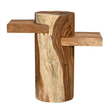 Tabula Side Table, Munggur Wood Side Tables LOOMLAN By Noir