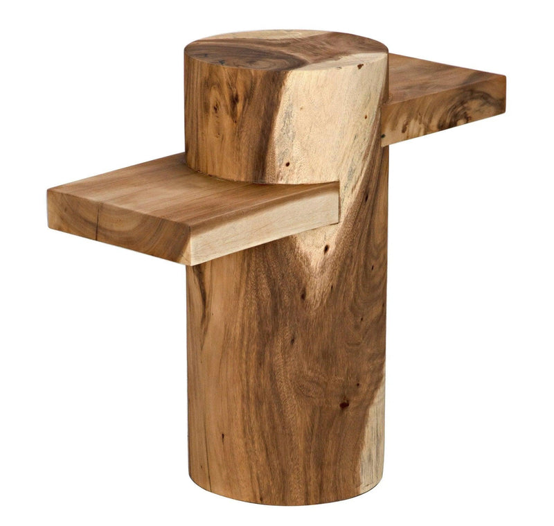 Tabula Side Table, Munggur Wood Side Tables LOOMLAN By Noir