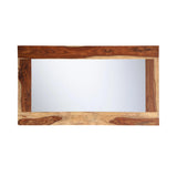 Tahoe Natural Wood Horizontal Mirror Wall Mirrors LOOMLAN By LOOMLAN