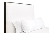 Tailor Fabric Upholstered White Stain Resistant Bed Beds LOOMLAN By Essentials For Living