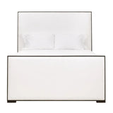 Tailor Fabric Upholstered White Stain Resistant Bed Beds LOOMLAN By Essentials For Living