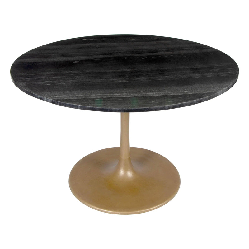 Taj Dining Table Black & Gold Dining Tables LOOMLAN By Zuo Modern