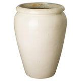 Tall Ceramic Round Planter Outdoor Planters LOOMLAN By Emissary