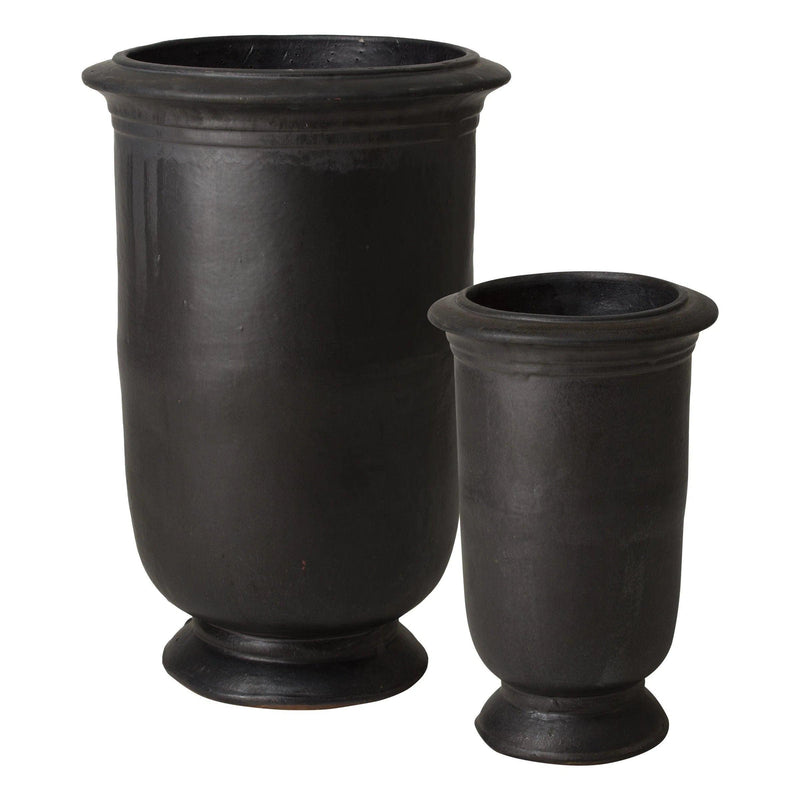 Tall Cup Ceramic Round Planter Outdoor Planters LOOMLAN By Emissary