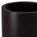 Tall Cylinder Terrazzo Round Planter Outdoor Planters LOOMLAN By Emissary