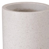 Tall Cylinder Terrazzo Round Planter Outdoor Planters LOOMLAN By Emissary