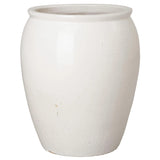 Tall Round Ceramic Planter Outdoor Planters LOOMLAN By Emissary