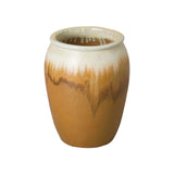 Tall Round Ceramic Planter Outdoor Planters LOOMLAN By Emissary