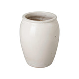 Tall Round Ceramic Planter Outdoor Planters LOOMLAN By Emissary