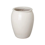 Tall Round Ceramic Planter Outdoor Planters LOOMLAN By Emissary