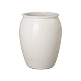 Tall Round Ceramic Planter Outdoor Planters LOOMLAN By Emissary