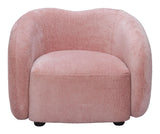 Tallin Mauve Pink Accent Arm Chair Club Chairs LOOMLAN By Zuo Modern