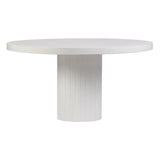 Tama Round Dining Table - Ivory White Outdoor Dining Table Outdoor Dining Tables LOOMLAN By Seasonal Living