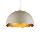 Tamago Iron Gold Pendant Pendants LOOMLAN By Currey & Co