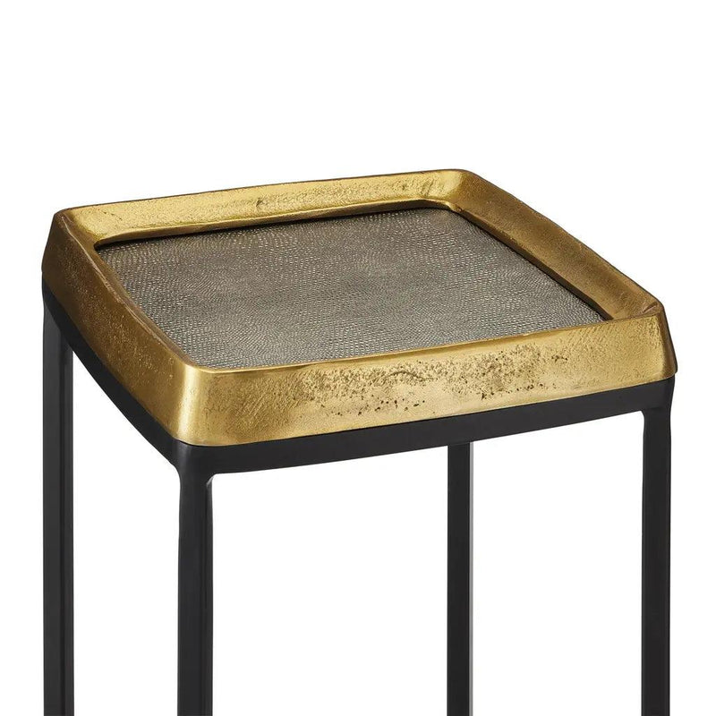 Tanay Brass Accent Table