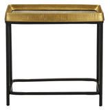 Tanay Brass Side Table Side Tables LOOMLAN By Currey & Co