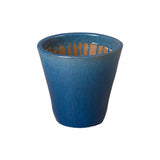 Tapered Round Ceramic Planter Outdoor Planters LOOMLAN By Emissary