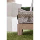 Tapestry Outdoor Chaise Lounge Teak Wood and Rope Outdoor Chaises LOOMLAN By Essentials For Living