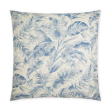 Taranto Blue Throw Pillow With Insert Throw Pillows LOOMLAN By D.V. Kap